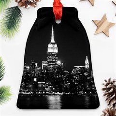 Photography Of Buildings New York City  Nyc Skyline Bell Ornament (two Sides) by Cemarart