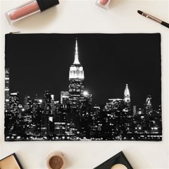 Photography Of Buildings New York City  Nyc Skyline Cosmetic Bag (xxl) by Cemarart