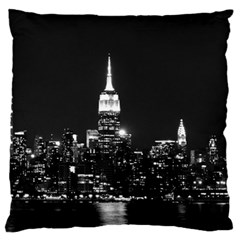 Photography Of Buildings New York City  Nyc Skyline Standard Premium Plush Fleece Cushion Case (one Side) by Cemarart