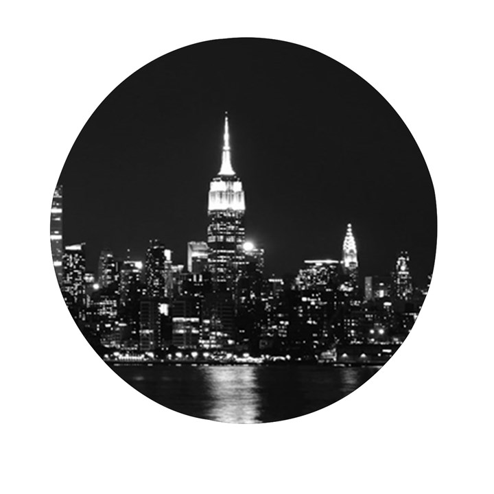 Photography Of Buildings New York City  Nyc Skyline Mini Round Pill Box