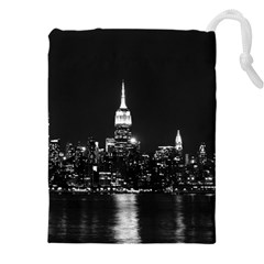 Photography Of Buildings New York City  Nyc Skyline Drawstring Pouch (4xl) by Cemarart