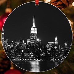 Photography Of Buildings New York City  Nyc Skyline Uv Print Acrylic Ornament Round