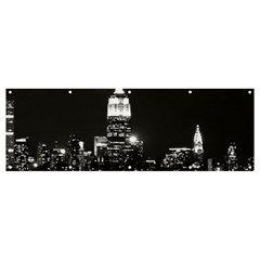 Photography Of Buildings New York City  Nyc Skyline Banner And Sign 12  X 4  by Cemarart