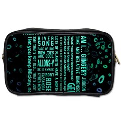 Tardis Doctor Who Technology Number Communication Toiletries Bag (one Side) by Cemarart