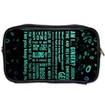 Tardis Doctor Who Technology Number Communication Toiletries Bag (Two Sides) Front