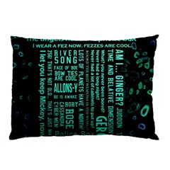 Tardis Doctor Who Technology Number Communication Pillow Case (two Sides) by Cemarart