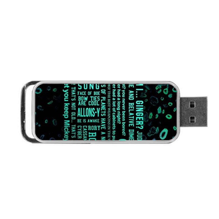 Tardis Doctor Who Technology Number Communication Portable USB Flash (Two Sides)