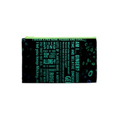 Tardis Doctor Who Technology Number Communication Cosmetic Bag (xs)