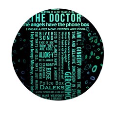 Tardis Doctor Who Technology Number Communication Mini Round Pill Box (pack Of 3) by Cemarart