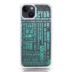 Tardis Doctor Who Technology Number Communication Iphone 14 Tpu Uv Print Case by Cemarart