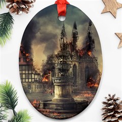 Braunschweig City Lower Saxony Ornament (oval) by Cemarart