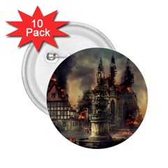 Braunschweig City Lower Saxony 2 25  Buttons (10 Pack)  by Cemarart