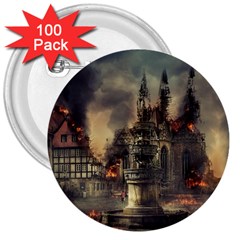 Braunschweig City Lower Saxony 3  Buttons (100 Pack)  by Cemarart