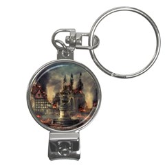 Braunschweig City Lower Saxony Nail Clippers Key Chain by Cemarart