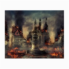 Braunschweig City Lower Saxony Small Glasses Cloth (2 Sides) by Cemarart