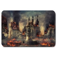 Braunschweig City Lower Saxony Large Doormat by Cemarart