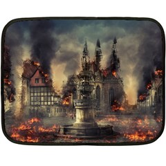 Braunschweig City Lower Saxony Fleece Blanket (mini) by Cemarart