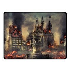 Braunschweig City Lower Saxony Fleece Blanket (small) by Cemarart