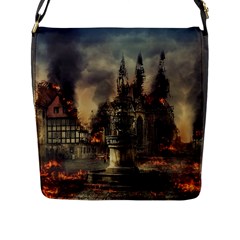 Braunschweig City Lower Saxony Flap Closure Messenger Bag (l) by Cemarart