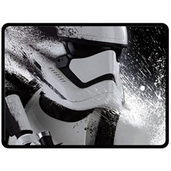 Stormtrooper Fleece Blanket (large) by Cemarart