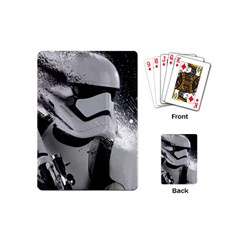 Stormtrooper Playing Cards Single Design (mini) by Cemarart