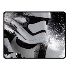 Stormtrooper Two Sides Fleece Blanket (small) by Cemarart