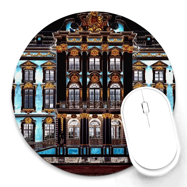 Catherine Spalace St Petersburg Round Mousepad