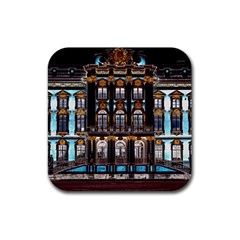 Catherine Spalace St Petersburg Rubber Coaster (square) by Cemarart