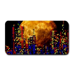 Skyline Frankfurt Abstract Moon Medium Bar Mat by Cemarart