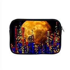 Skyline Frankfurt Abstract Moon Apple Macbook Pro 15  Zipper Case by Cemarart