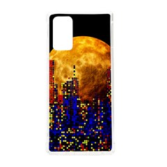 Skyline Frankfurt Abstract Moon Samsung Galaxy Note 20 Tpu Uv Case by Cemarart