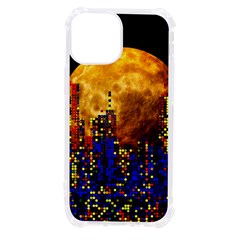 Skyline Frankfurt Abstract Moon Iphone 13 Mini Tpu Uv Print Case