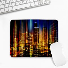 Skyline Light Rays Gloss Upgrade Small Mousepad by Cemarart