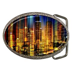 Skyline Light Rays Gloss Upgrade Belt Buckles by Cemarart