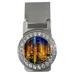 Skyline Light Rays Gloss Upgrade Money Clips (cz)  by Cemarart