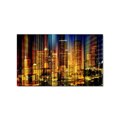 Skyline Light Rays Gloss Upgrade Sticker Rectangular (10 Pack) by Cemarart