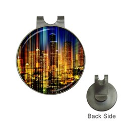 Skyline Light Rays Gloss Upgrade Hat Clips With Golf Markers by Cemarart