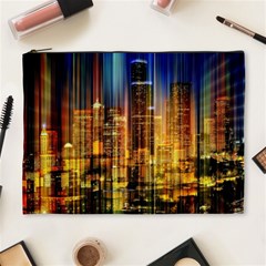 Skyline Light Rays Gloss Upgrade Cosmetic Bag (xl) by Cemarart