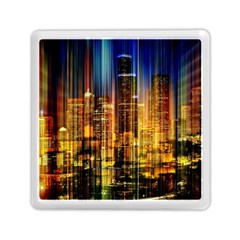 Skyline Light Rays Gloss Upgrade Memory Card Reader (square) by Cemarart