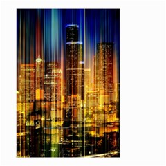 Skyline Light Rays Gloss Upgrade Small Garden Flag (two Sides) by Cemarart