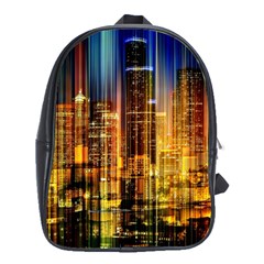 Skyline Light Rays Gloss Upgrade School Bag (xl) by Cemarart