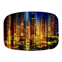 Skyline Light Rays Gloss Upgrade Mini Square Pill Box by Cemarart