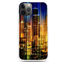 Skyline Light Rays Gloss Upgrade Iphone 12 Pro Max Tpu Uv Print Case by Cemarart