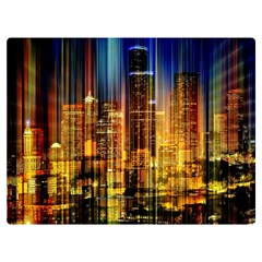 Skyline Light Rays Gloss Upgrade Two Sides Premium Plush Fleece Blanket (extra Small) by Cemarart