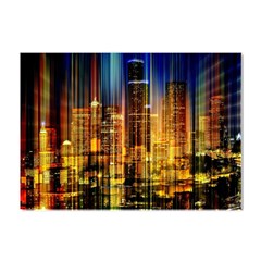 Skyline Light Rays Gloss Upgrade Crystal Sticker (a4) by Cemarart