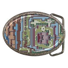 Arcade Game Retro Pattern Belt Buckles by Cemarart