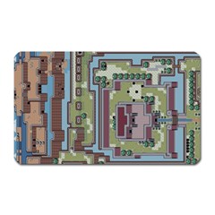 Arcade Game Retro Pattern Magnet (rectangular) by Cemarart