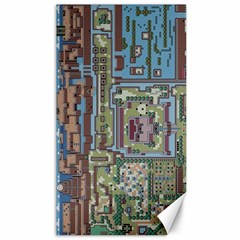 Arcade Game Retro Pattern Canvas 40  X 72  by Cemarart