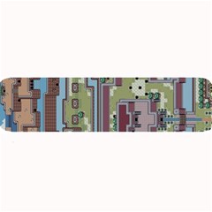 Arcade Game Retro Pattern Large Bar Mat by Cemarart