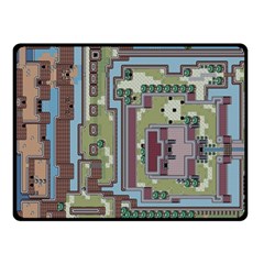 Arcade Game Retro Pattern Fleece Blanket (small) by Cemarart